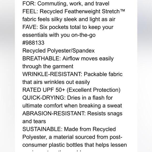 Athleta Vienna cargo pants black 12 tall - Picture 5 of 12